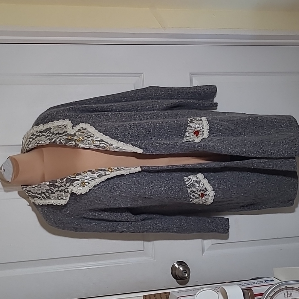 Unworn Gray duster coat